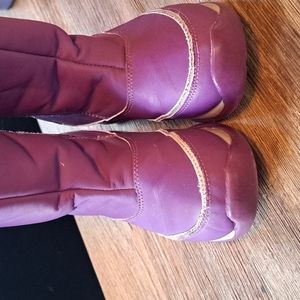 Purple Lands End Snow Boots